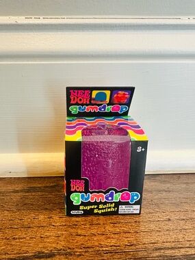 Nee Doh needoh Gumdrop Super Solid Squish - Purple